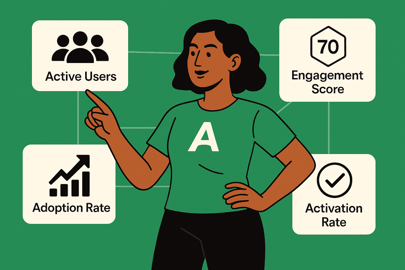 4 métricas de engagement del producto para una operación ganadora de Customer Success