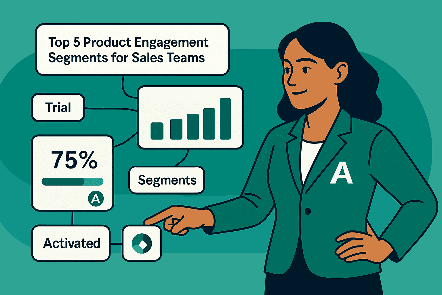 Los 5 segmentos principales de engagement de producto para equipos de ventas