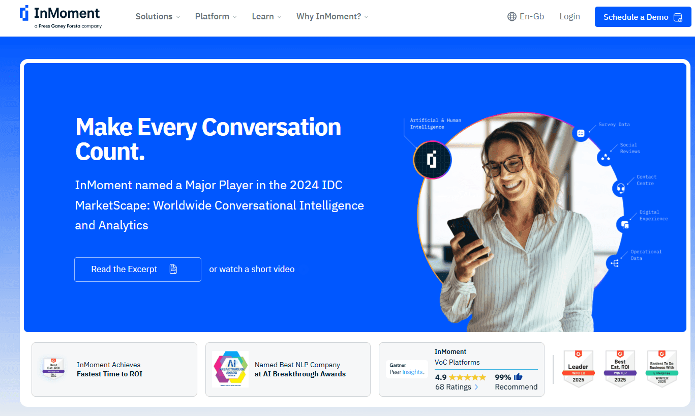 InMoment for customer churn prediction