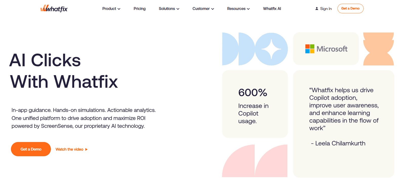 Whatfix - a Pendo alternative for enterprise rollouts