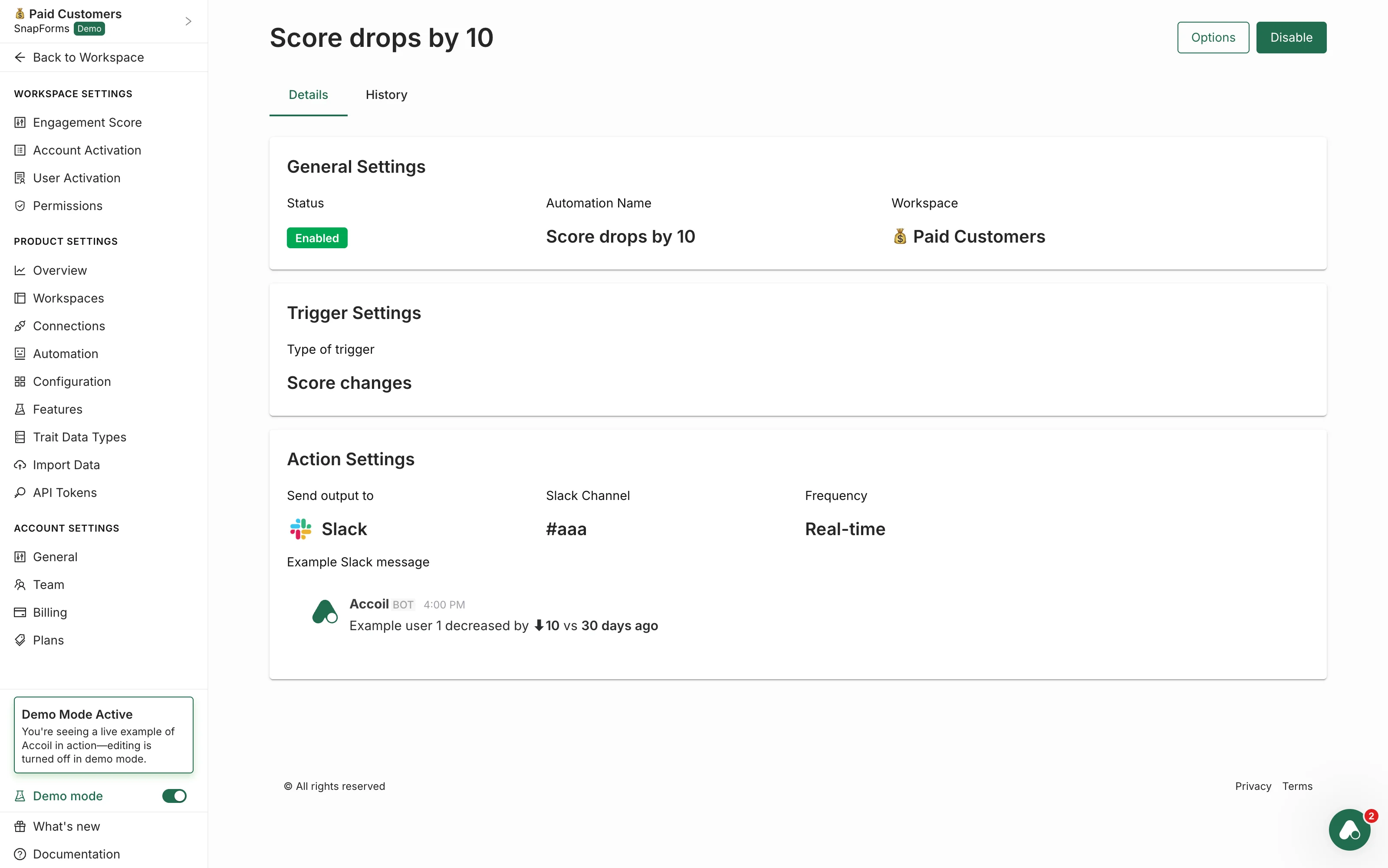 Livraison par webhook