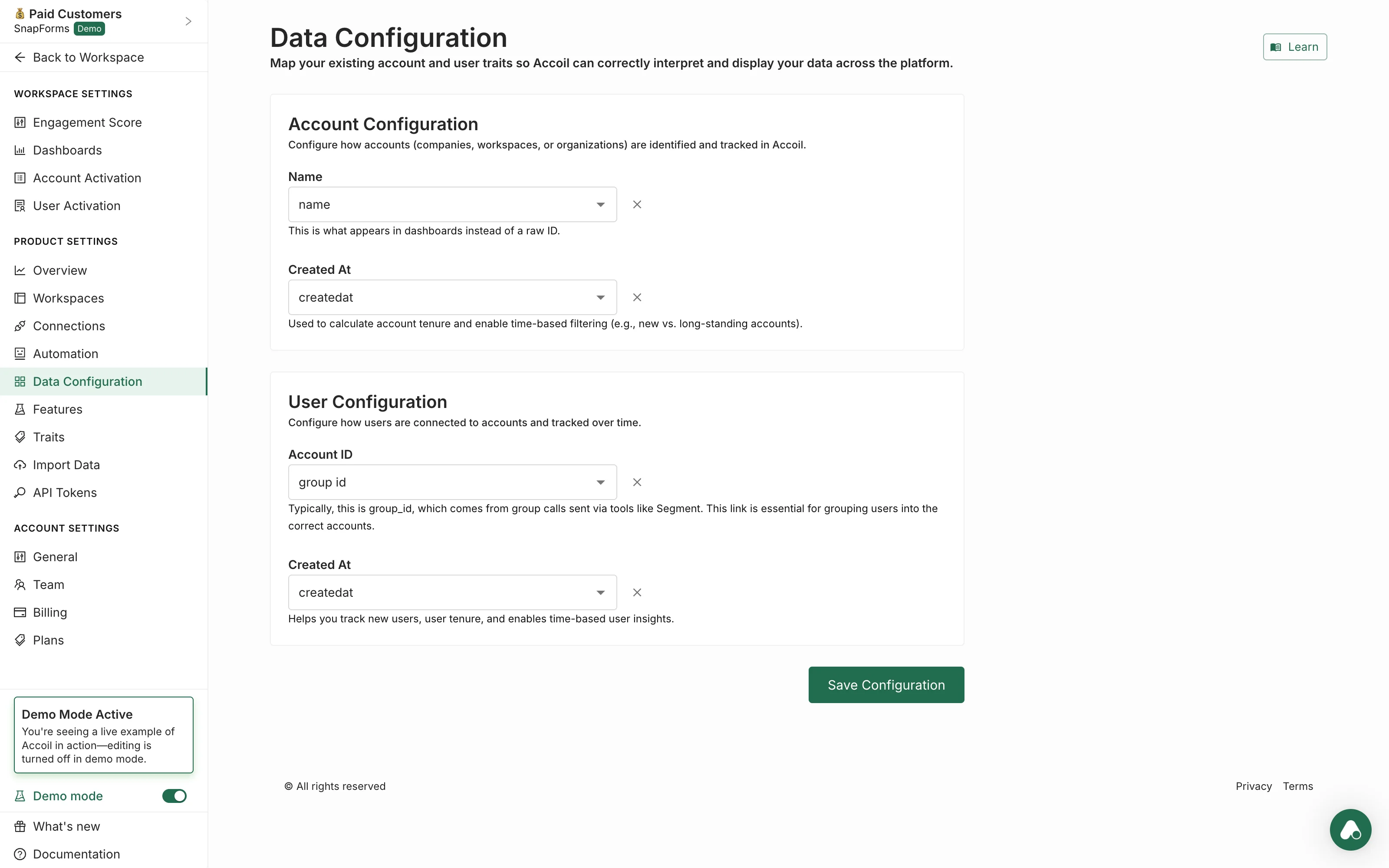 configProductConfiguration screenshot
