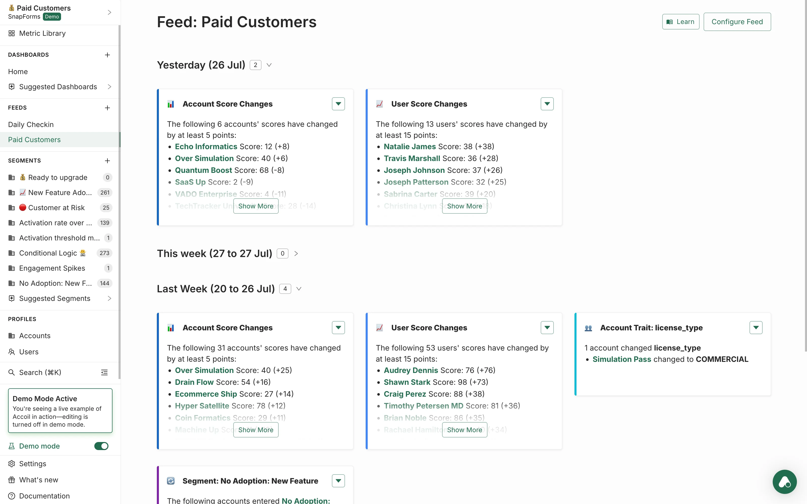 feedsView screenshot