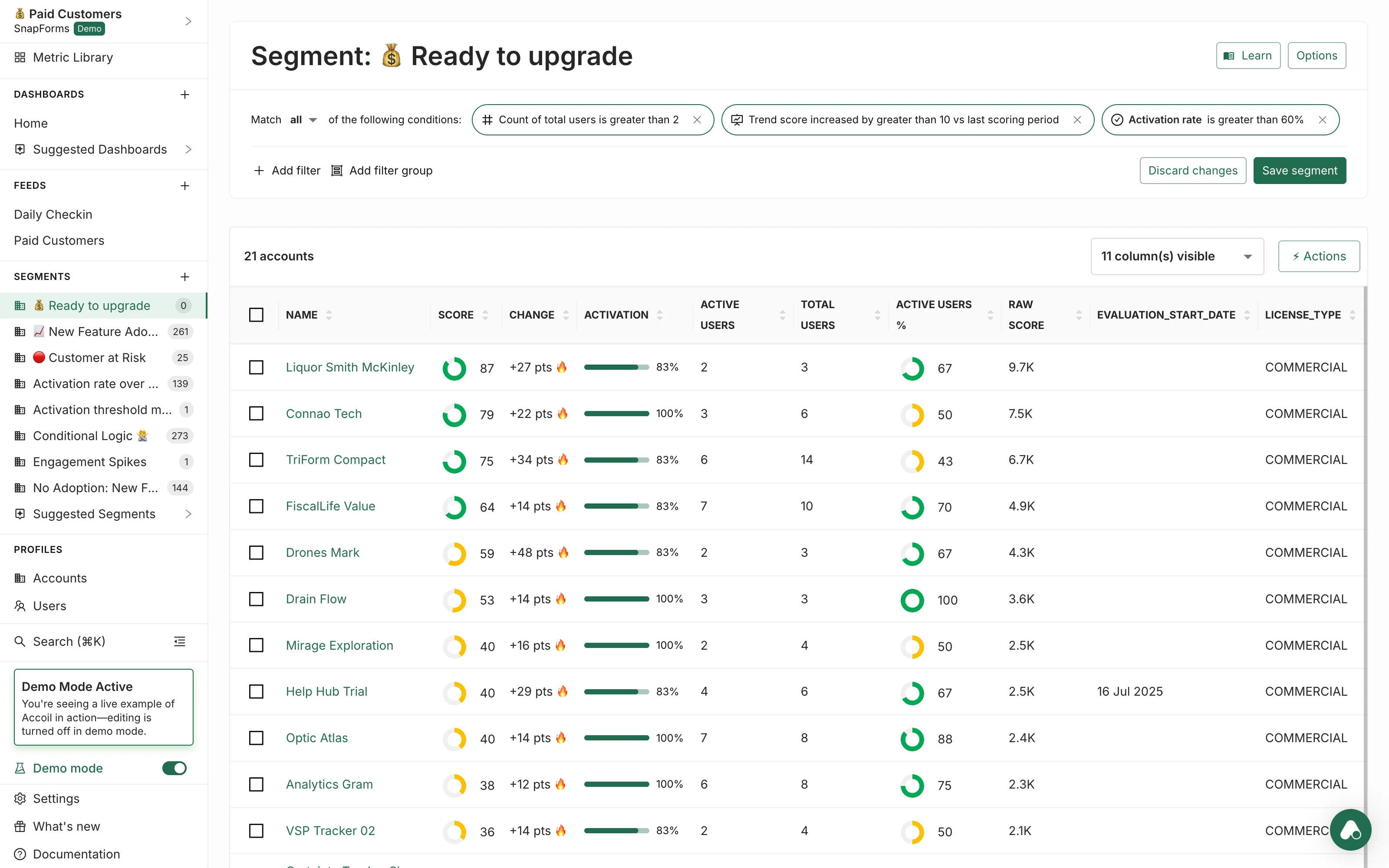 segment-Readytoupgrade screenshot