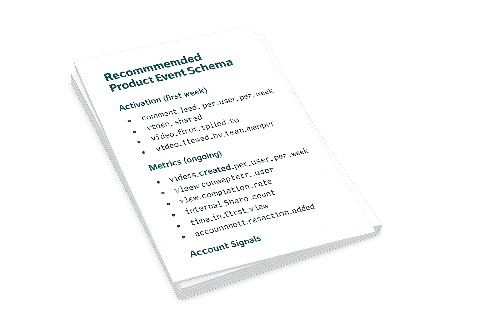 Event schema builder
